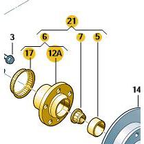 SKODA Roomster 2006-2015 Rear Wheel Bearing