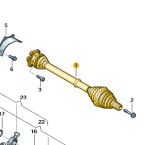 Skoda Superb Passengers Front Drive Shaft