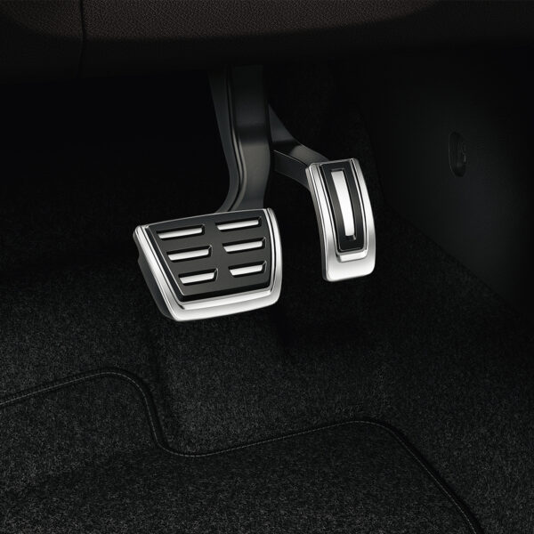 Škoda Superb Hatch 2008-2013 Pedal Covers For Automatic Vehicles Stainless Steel