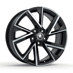 SKODA Superb iV 2020-Present 18″ Vega Alloy Wheel Black