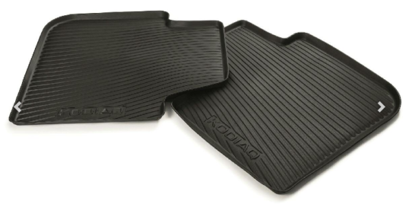 Škoda Kodiaq 2016-Present Rubber Mat Set Rear