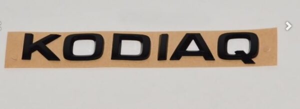 Škoda+Kodiaq Rear Black Lettering