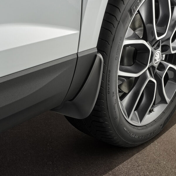 Škoda Karoq 2017-Present Mudflaps Front For Vehicles With Plastic Wheel Arches