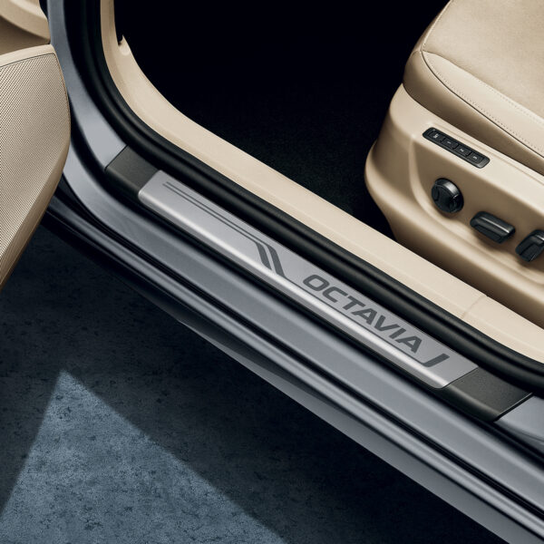 Škoda Octavia 2013-2020 Door Sill Protectors Stainless Steel