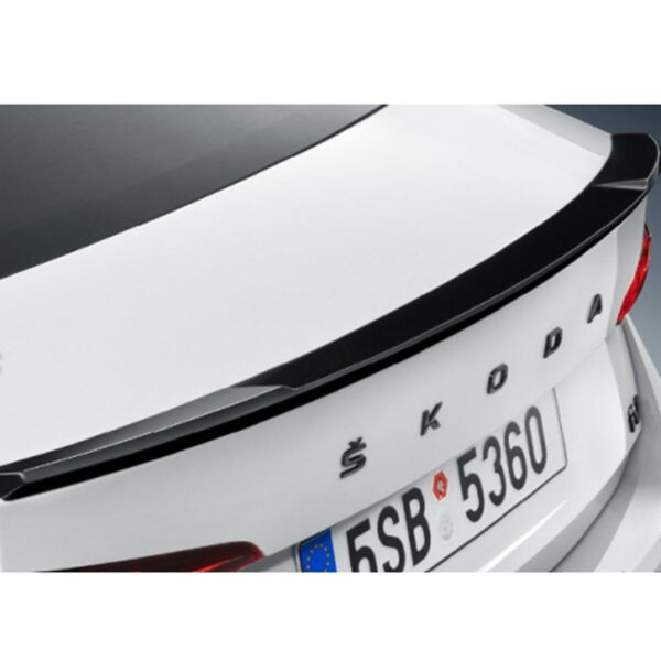 Škoda Octavia 2020-Present Rear Door Spoiler Black Metallic vRS