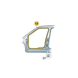 Škoda Fabia Estate 2015-Present Footmat Replacement Securing Clip