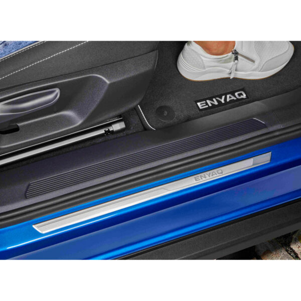 Škoda Enyaq 2021-Present Front Door Sill Protector Stainless Steel
