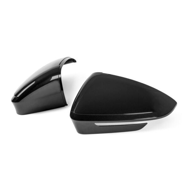 Škoda Enyaq 2021-Present Mirror Caps Black For Vehicles With Side View Assist