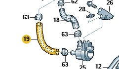 Škoda OCTAVIA Hatch Vent Hose 2006-13