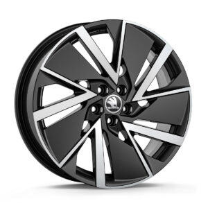 SKODA Scala 2019-Present 18″ Vega Aero Alloy Wheel Black