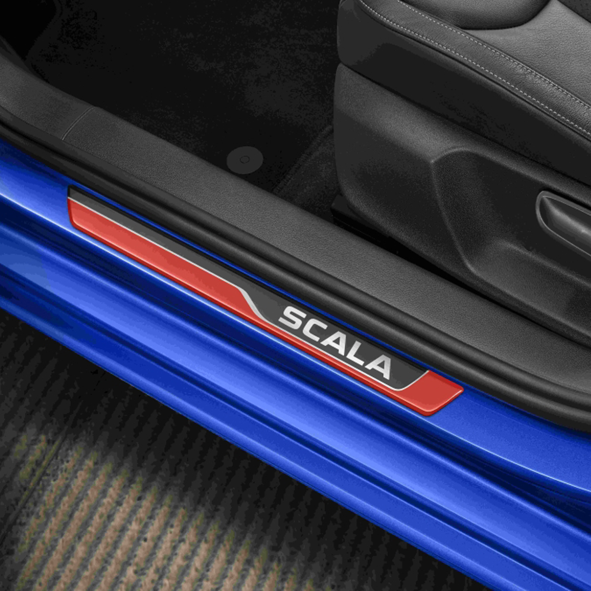 thumbnail image 2 of OPPL Load Sill Protector For Skoda Superb 3T Estate 2010-2013 - Black ABS Plastic 2 of 3