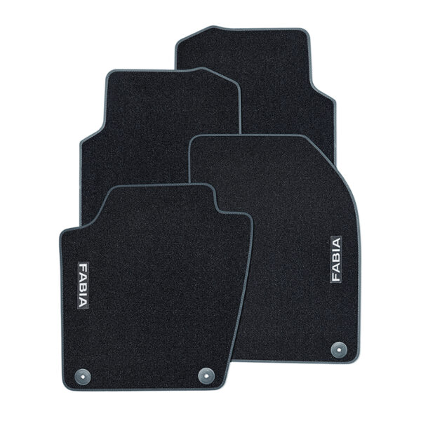 Škoda Fabia 2015-2021 Carpet Mat Set Prestige Black