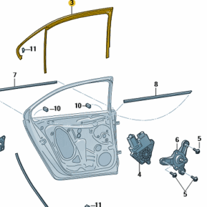 Škoda Citigo 2012-2020 Door Sill Grommet
