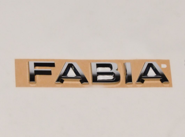 Škoda Fabia 2011-2018 Rear Fabia Lettering