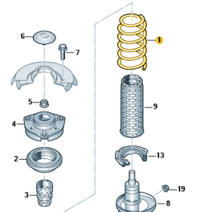 Škoda Enyaq iV 2021-Present Steering Gaiter Clip Outer