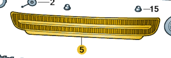 Skoda Citigo 2012-Present Lower Grille