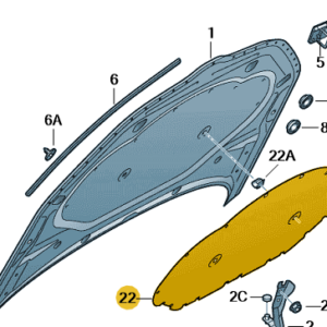 Skoda Octavia 2020-24 Bonnet Sound Absorber