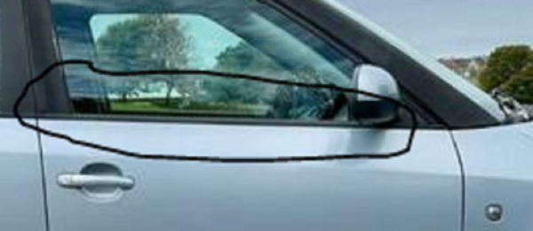 Skoda Fabia 2011-2015 RHF Outer Window Seal/Moulding