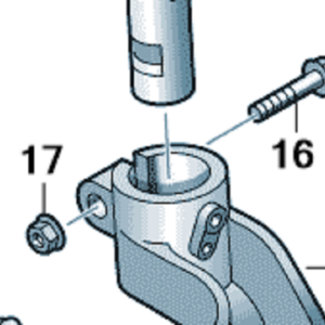 Skoda Shocker Absorber Bolt and Nut