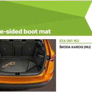 Škoda Karoq 2017-Present Double Sided Boot Mat