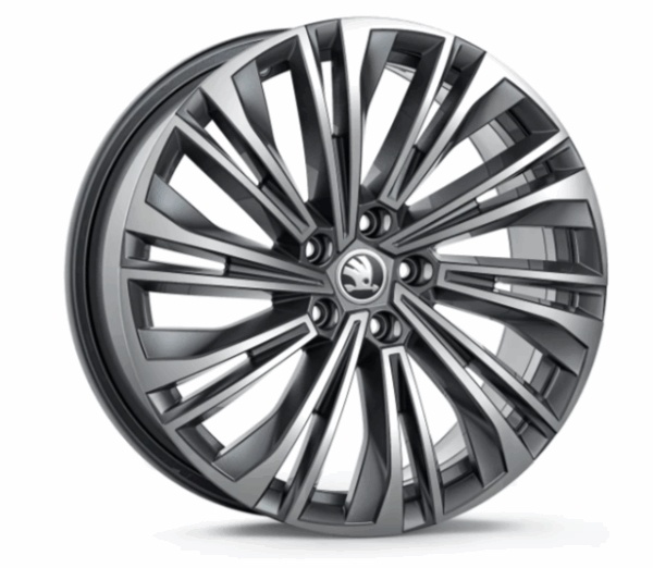Kodiaq 2017 – 2024 19″ Cursa Alloy Wheel Anthracite Metallic