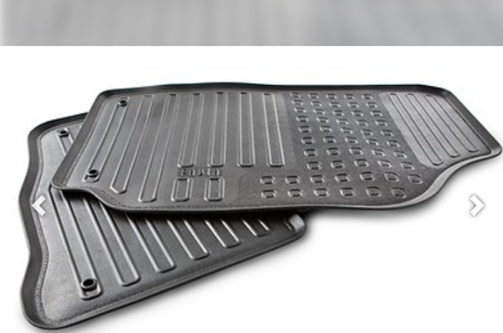 Skoda Fabia 204-2008 Front Rubber Mat Set