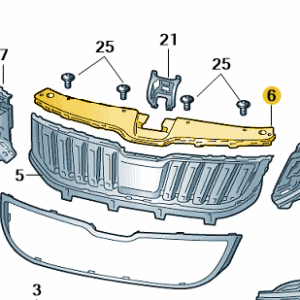 Škoda Octavia 2001-2011 RH Headlamp Washer Jet