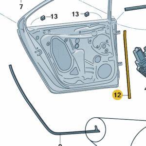 Škoda Fabia 2014-2021 Radar Sensor Bracket Repair Kit