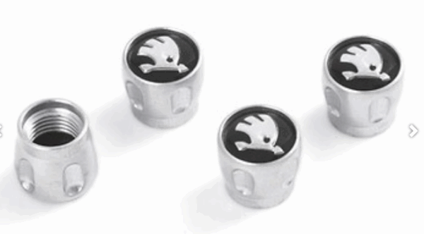 Škoda 2012 – Present Decorative Tyre Valve Caps