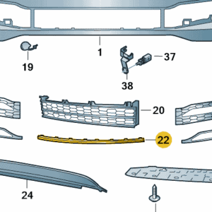 Octavia Estate 2020-Present Rear Diffuser (For Towbar)