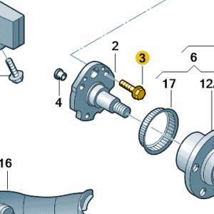 Skoda 2000-2024 Rear Hub/Bearing Bolt (10 x 32)