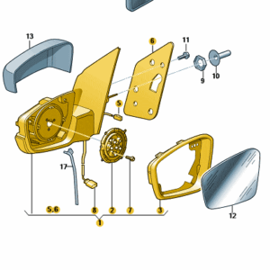 Škoda 2015-2023 Air Bag Deactivation Switch