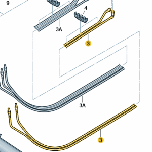 Škoda Octavia 2009-2013 Set of Fuel Supply Lines