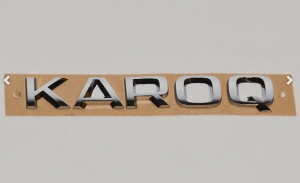 Škoda Karoq 2017-Present Rear Chrome “Karoq” Badge