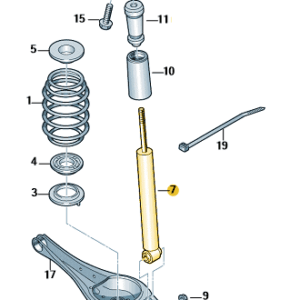 Škoda Octavia  2018-2021 Rear Shock Absorber