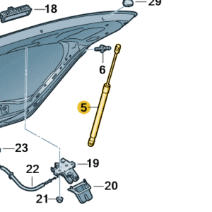 Skoda Kodiaq 2024-Present Tailgate Strut