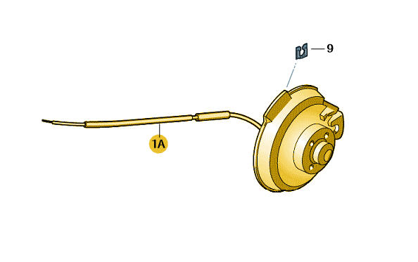 Škoda Roomster 2006-2015 Handbrake Cable