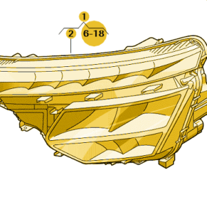 Škoda Scala/Kamiq 2019-Present RH LED Headlamp