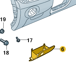 Superb 2016-Present Dash Stowage Box (Natural Brown)