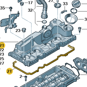 Skoda 2.0 TDI Rocker Cover Seal