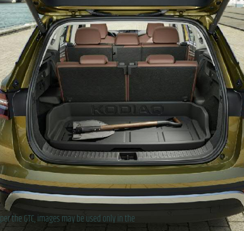 Škoda Kodiaq 2024-Present Boot Liner 7 Seater Models only