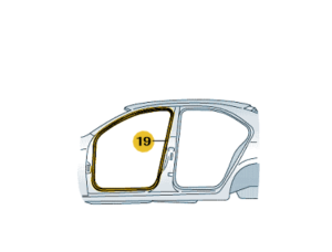 Skoda Rapid 2013-2022 Drivers Front Door Seal