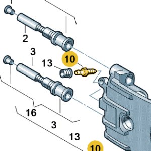 Škoda Caliper Bleed Nipple M10 x 1 x 35mm