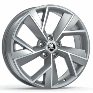 Škoda Kodiaq 2017 – 2024 19″ Silver Triglav Alloy Wheel