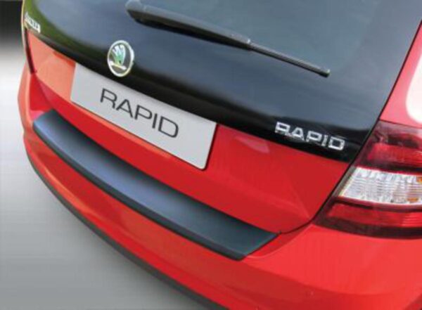 Škoda Rapid Spaceback 2013-2017 Rear Bumper Protector Black