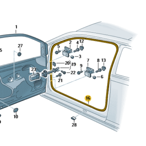 Škoda Octavia Hatch 2014-2020 Flat Contact Housing for Impulse Sender Crankshaft