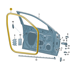 Škoda Yeti 2009-2017 Footmat Replacement Securing Clip