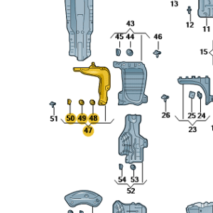 Skoda Octavia 2020 Onwards Heat Shield For Fuel Tank