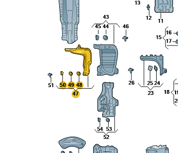 Skoda Octavia 2020 Onwards Heat Shield For Fuel Tank