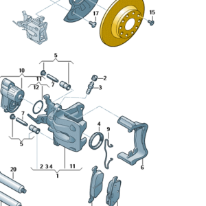 Škoda Karoq 2017-Present Rear Brake Pads And Discs